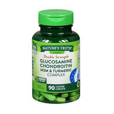 Nature's Truth, Nature'S Truth Double Strength Glucosamine Chondroitin MSM Complex Coated Caplets, 90 Tabs