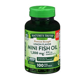 Nature's Truth, Nature'S Truth Vitamins Mini Fish Oil Softgels Premium Strength, 1300 mg, 100 Caps