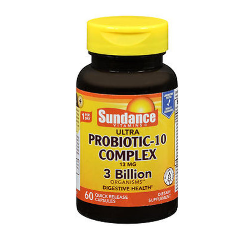 Sundance, Sundance Ultra Probiotic-10 Complex Quick Release Capsules, 60 Caps