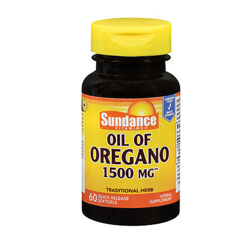 Sundance, Sundance Vitamins Oil Of Oregano Quick Release Softgels, 1500 mg, 60 Caps
