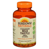 Sundown Naturals, Sundown Naturals Standardized Milk Thistle Capsules, 250 Caps