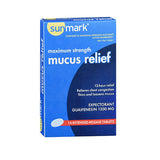 Sunmark, Sunmark Mucus Relief Extended-Release Tablets Maximum Strength, 1200 mg, Count of 1