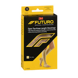 3M, Futuro Open Toe Knee Length Stockings Unisex Small Beige Firm, 1 Each