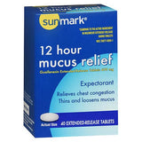 Sunmark, Sunmark 12 Hour Mucus Relief, 600 mg, Count of 1