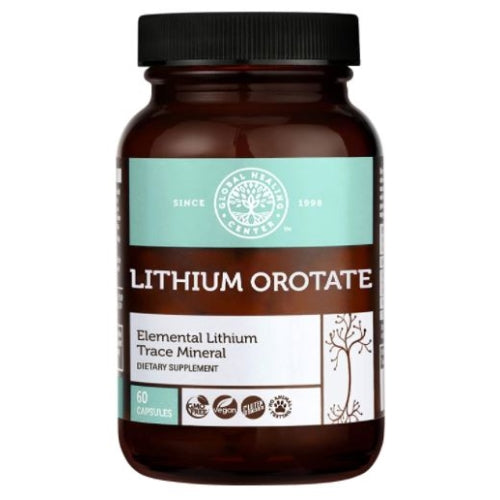 Lithium Orotate 60 Count By Global Healing Center