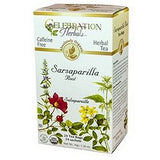 Organic Sarsaparilla Root 24 Bags by Celebration Herbals
