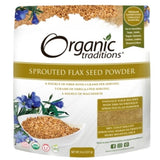 Sprouted Flax Seed Powder 8 Oz By Organic Traditions