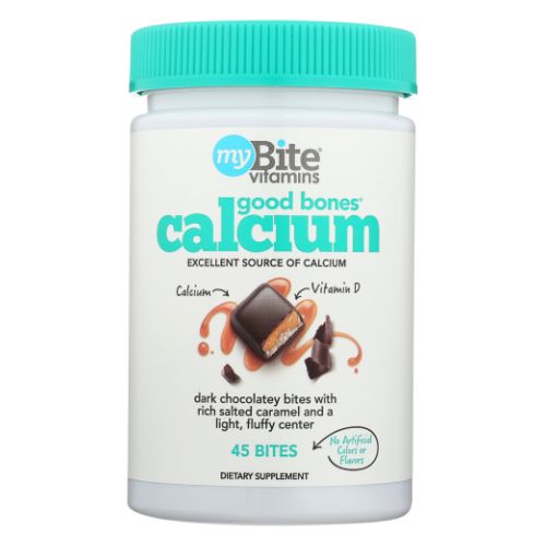 Calcium Gold Bones Dark Caramel 45 Peaces By Mybite Vitamins