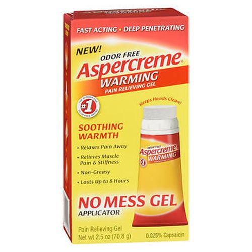 Aspercreme Warming Pain Relieving Gel 2.5 Oz By Aspercreme