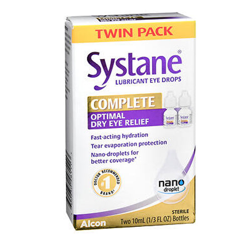Systane Complete Optimal Dry Eye Relief Lubricant Eye Drops 20 ml By Systane