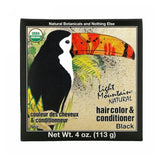 Light Mountain, Natural Hair Color and Conditioner, Black 4 Oz