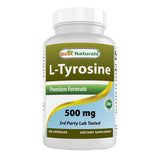 Best Naturals, L-Tyrosine, 500 mg, 180 Caps