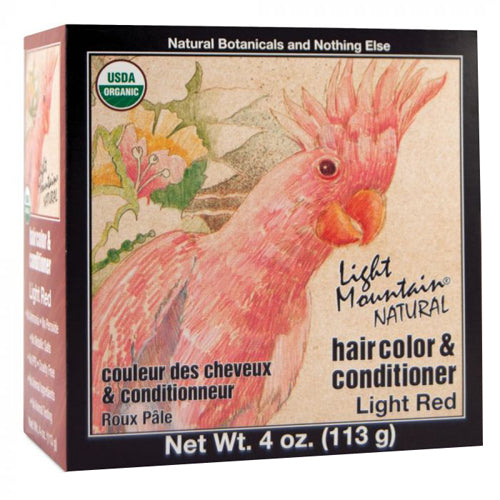 Narural Hair Color and Conditioner Light-Red 4 Oz By Light Mountain