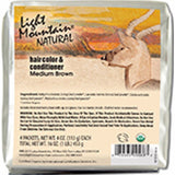Light Mountain, Natural Hair Color & Conditioner, Medium Brown 16 Oz