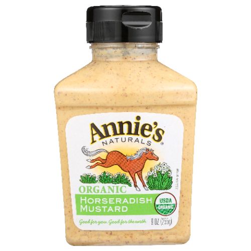 Organic Horseradish Mustard 9 Oz By Annie's Homegrown