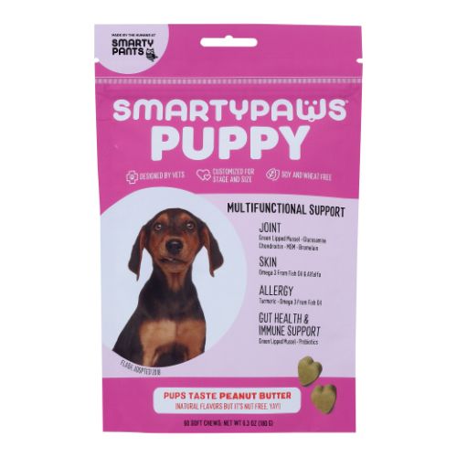SmartyPaws Five-In-One Wellness Puppy Small Breed 60 Soft Chews By SmartyPants