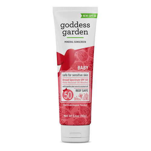 Mineral Sunscreen for Baby SPF 50 3.4 Oz By Goddess Garden