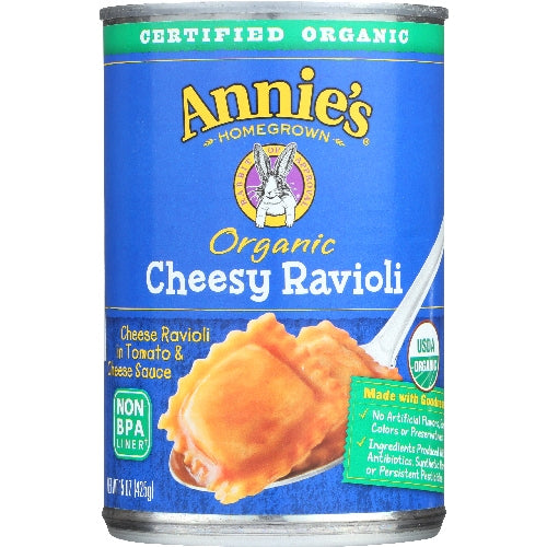 Pasta Ravioli Cheesy Org Case of 1 X 15 Oz By Annie's Homegrown