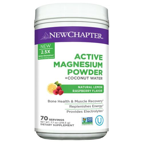 Active Magnesium Powder 218 Grams By New Chapter