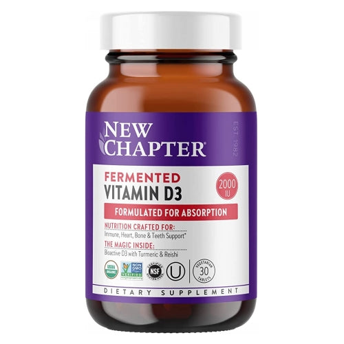 Fermented Vitamin D3 30 Count By New Chapter