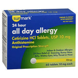 Sunmark All Day Allergy Tablets 60 Tabs By Sunmark