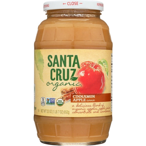 Santa Cruz, Applesauce Cinnamon Org, 23 Oz (Case of 6)
