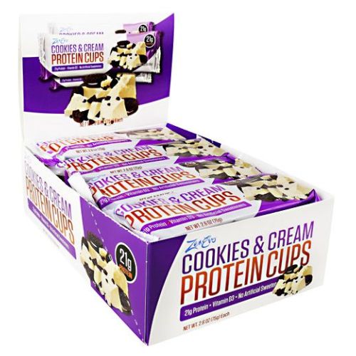 Protein Cups Cookies & Cream 12 Each By Zenevo