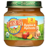 Organic Baby Food Stage 2 Apples & Apricots 4 Oz By Earth's Best