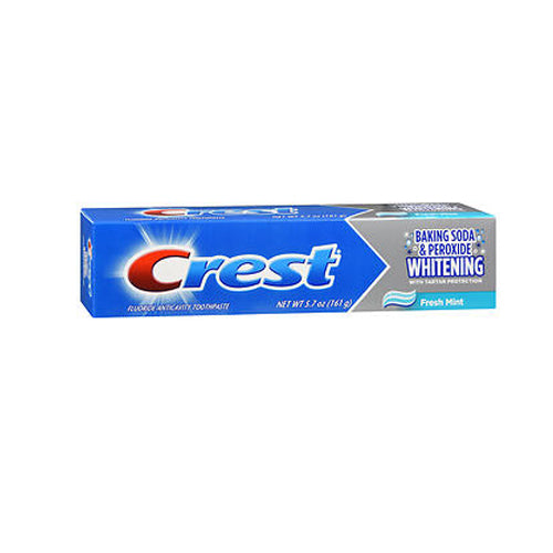 Crest, Crest Whitening Fluoride Anticavity Toothpaste, Fresh Mint 5.7 Oz