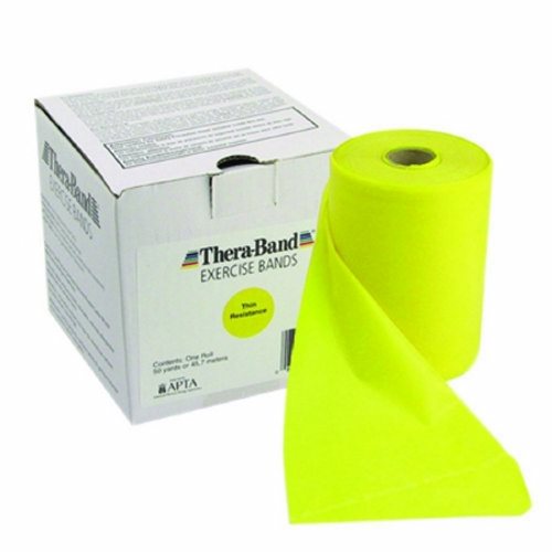 Exercise Resistance Band Thera-Band  Yellow 5 Inch X 50 Yard Light Resistance 1 Count By Thera-Band