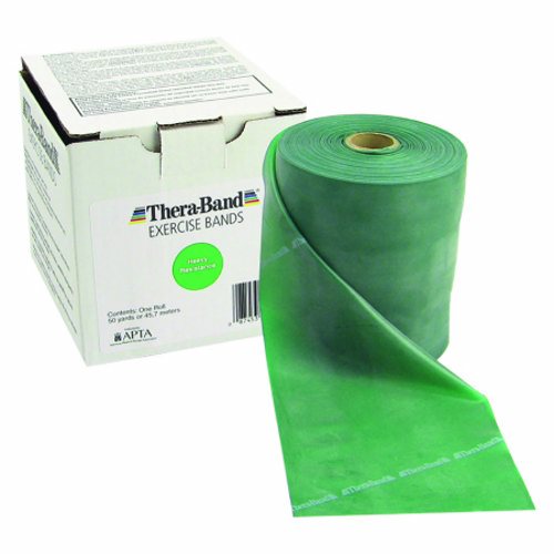 Exercise Resistance Band Thera-Band  Green 5 Inch X 50 Yard Medium Resistance Green 1 Each By Thera-Band