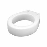 Raised Toilet Seat Carex  3-1/2 Inch Height White 300 lbs. Weight Capacity Count of 1 By Carex