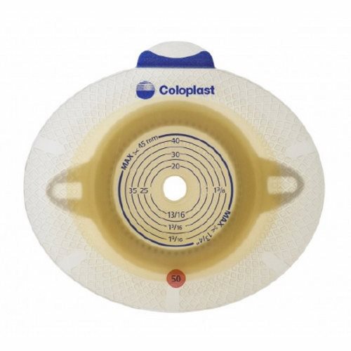 Coloplast, Ostomy Barrier SenSura  Click Xpro Pre-Cut, Extended Wear Double Layer Adhesive 2 Inch Flange Red Co, Count of 5