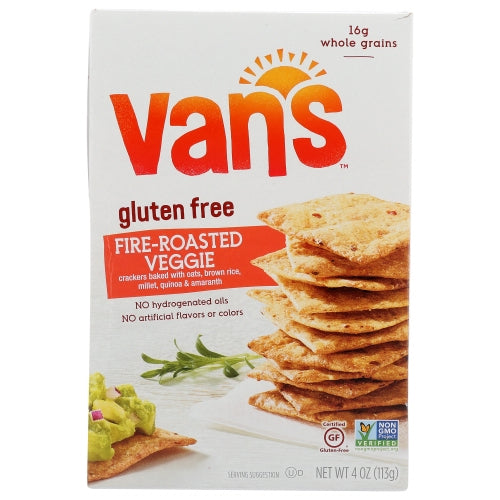 Cracker Veggie Fire Rstd Case of 6 X 4 Oz By Vans