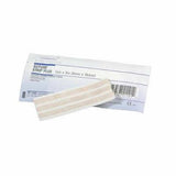 Skin Closure Strip suture strip plus 1/8 X 3 Inch Nonwoven Material Flexible Strip Tan 50 Count By Dermascience