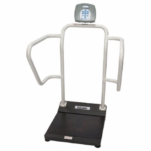 Health O Meter, Platform Scale Health O Meter  Digital LCD Display 1000 lbs. / 474 kg AC Adapter / Battery Operated, Count of 1