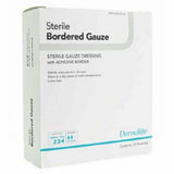 Adhesive Dressing DermaRite  4 X 10 Inch Gauze Rectangle White Sterile Count of 25 By DermaRite
