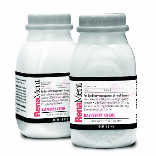 Medtrition, Oral Supplement RenaMent Raspberry Cream Flavor 4 oz. Container Bottle Ready to Use, Count of 24