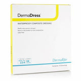 DermaRite, Composite Dressing Waterproof DermaDress 4 X 10 Inch Sterile, Count of 10