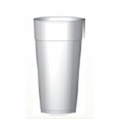 Drinking Cup WinCup  24 oz. White Styrofoam Disposable Count of 300 By WinCup