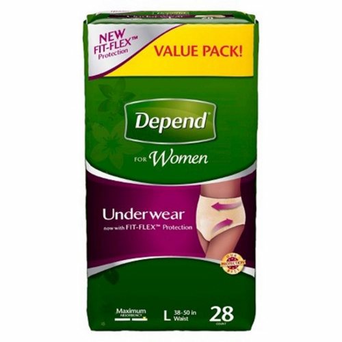 Female Adult  Absorbent Underwear Case of 56 By Kimberly Clark