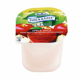 Thickened Beverage Thick & Easy  4 oz. Container Portion Cup Apple Juice Flavor Ready to Use Honey C Case of 24 by Hormel