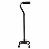 McKesson, Small Base Quad Cane McKesson Steel 30 to 39 Inch Height Black, Count of 1