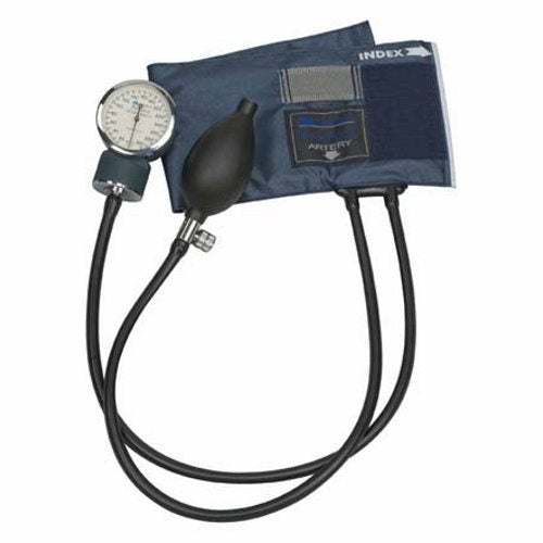 Aneroid Sphygmomanometer with Cuff Precision  2-Tubes Pocket Size Hand Held Child Size Count of 1 By Mabis Healthcare