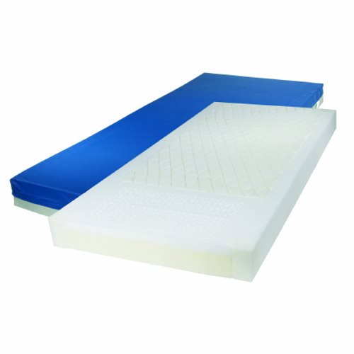 Bed Mattress Gravity 7 with Raised Side Rails Pressure Redistribution 36 X 84 X 6 Inch 1 Each By Drive Medical
