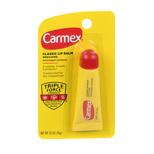 Carmex Classic Lip Balm Medicated Original Count of 12 By Carmex
