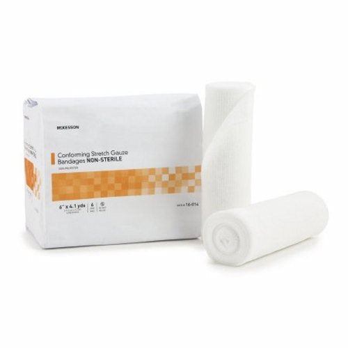 Conforming Bandage 6 Inch X 4-1/10 Yard Count of 6 By McKesson