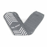 Slipper Socks McKesson Adult 2X-Large Gray Above the Ankle Gray 2 Pairs by McKesson