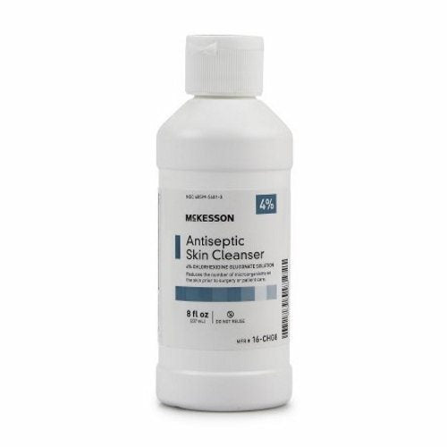 Antiseptic Skin Cleanser McKesson 8 oz. Flip-Top Bottle 4% Strength CHG (Chlorhexidine Gluconate) /  Count of 1 by McKesson