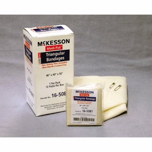 Triangular Bandage 40 X 40 X 56 Inch Count of 12 By McKesson